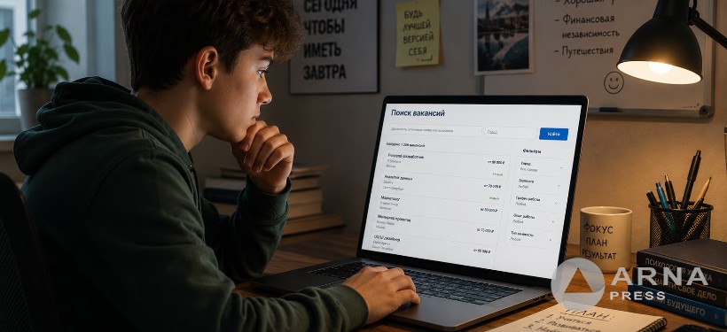 подросток ищет работу