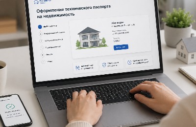 оформляет техпаспорт на недвижимость