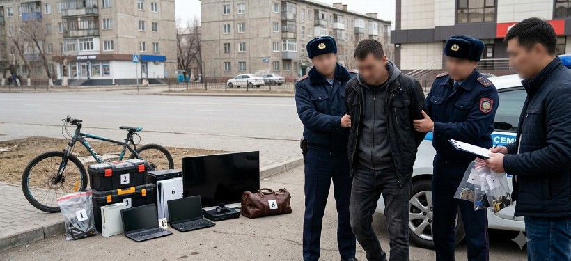 ұрлық, дерек, ұсталды