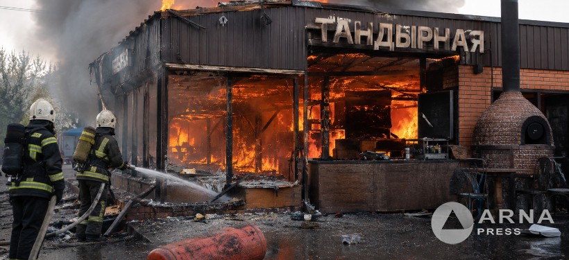 взрыв баллона в тандырной