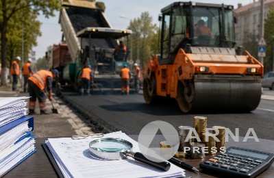 ремонт дороги
