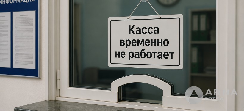 касса временно не работает