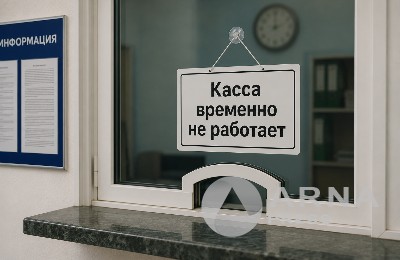 касса временно не работает