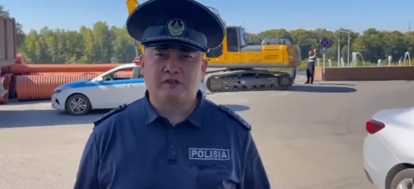 предупреждение о перекрытии дороги
