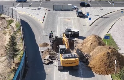 Схемы движения 14 автобусов временно изменились из-за реконструкции канализационного коллектора в Семее