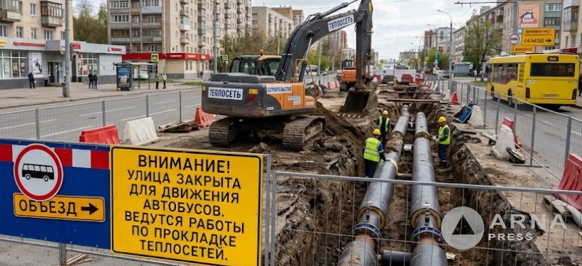 прокладка теплосетей