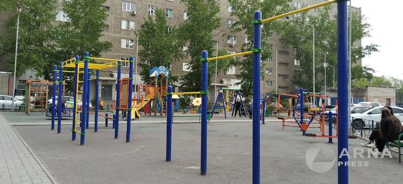 благоустроенный двор