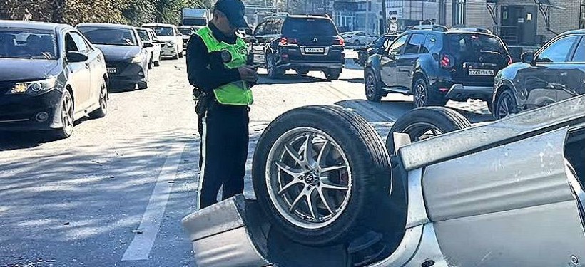 жол, көлік, автокөлік, аударылды, Семей