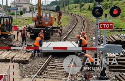 ремонт настила на переезде